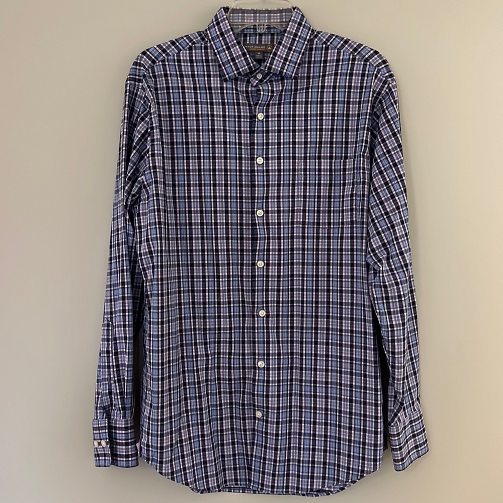 Mens Peter Millar button down shirt size medium